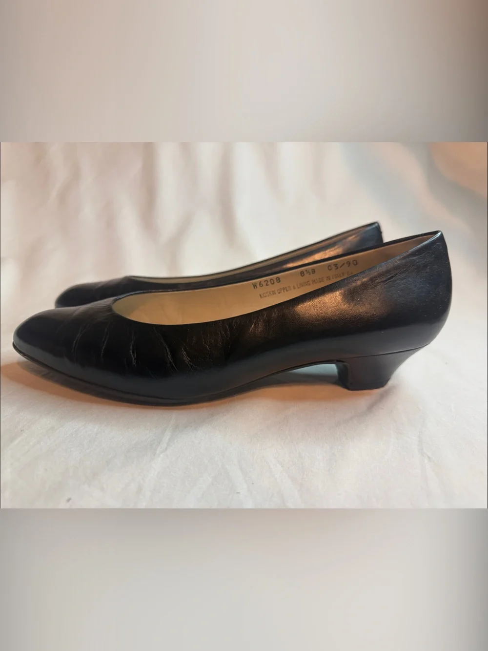 The Walking Pump by Rockport Black Pointed-Toe Leather 8.5 B